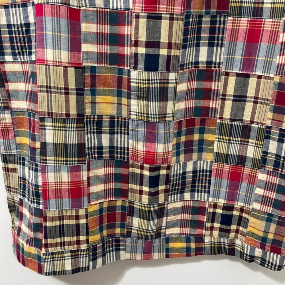 Madras Plaid Y2k Vintage Classic North Style Preppy Cottagecore Dress [Size 12] - Picture 5 of 10